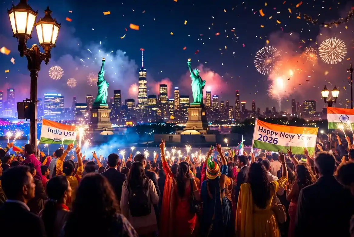 Top New Year's Eve 2026 Celebrations in the USA: A Guide for NRIs and the Indian Diaspora