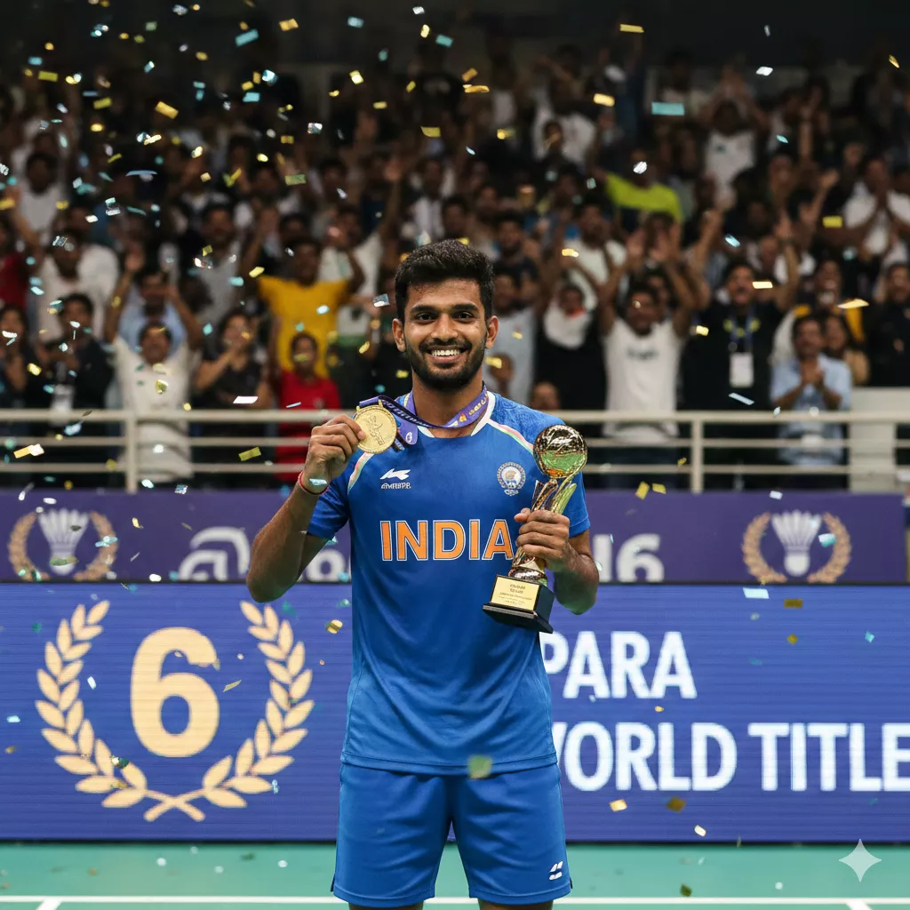 Pramod Bhagat Wins Historic 6th Para World