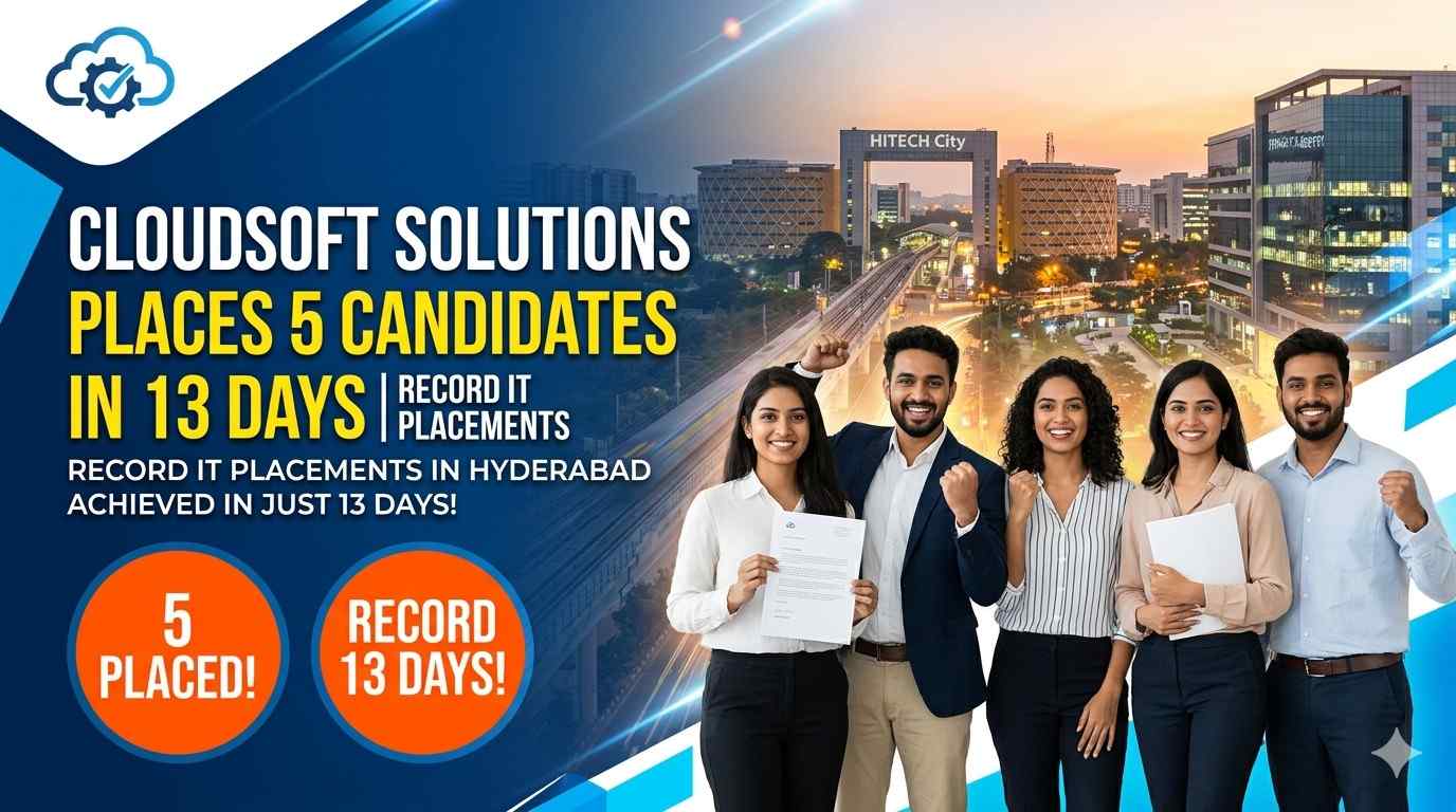 Cloudsoft Solutions Delivers Fast MNC Jobs in Just 13 Days