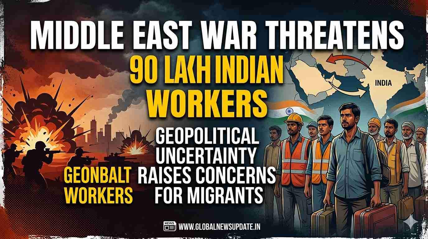 90 Lakh Indians in Gulf Face Iran War Risk