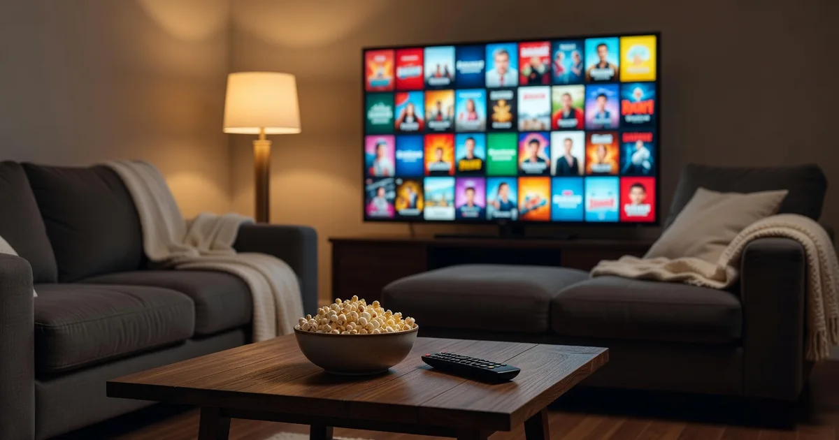 OTT streaming releases this week in the USA shown on a living-room TV